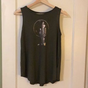Old Navi Sleeveless shirt Green Small